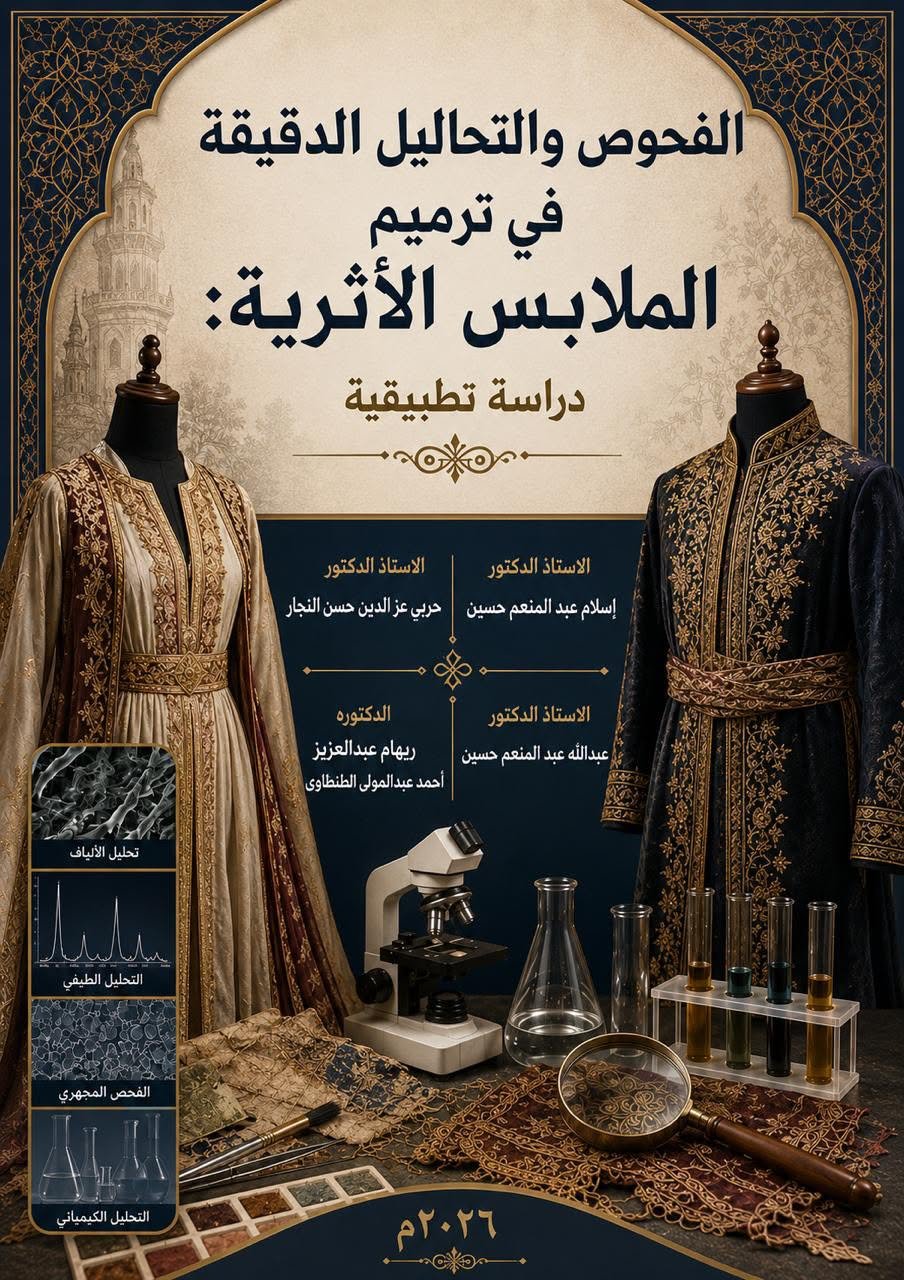 الفحوص والتحاليل الدقيقة في ترميم الملابس الأثرية: دراسة تطبيقية